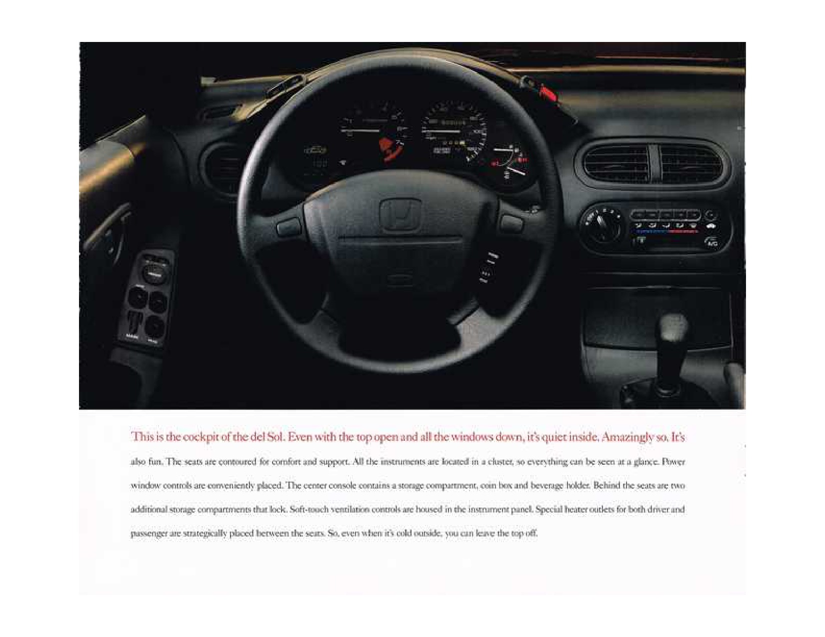 1993 Honda Civic delSol Brochure Page 8